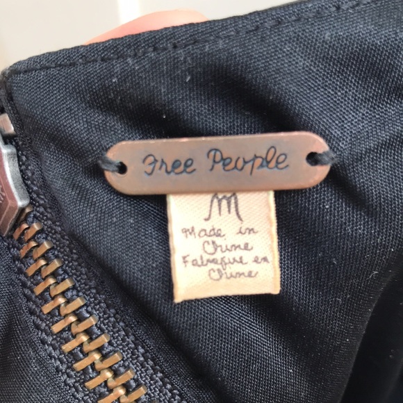 Free People Faux Leather Sleeveless Mini Dress - Picture 5 of 6